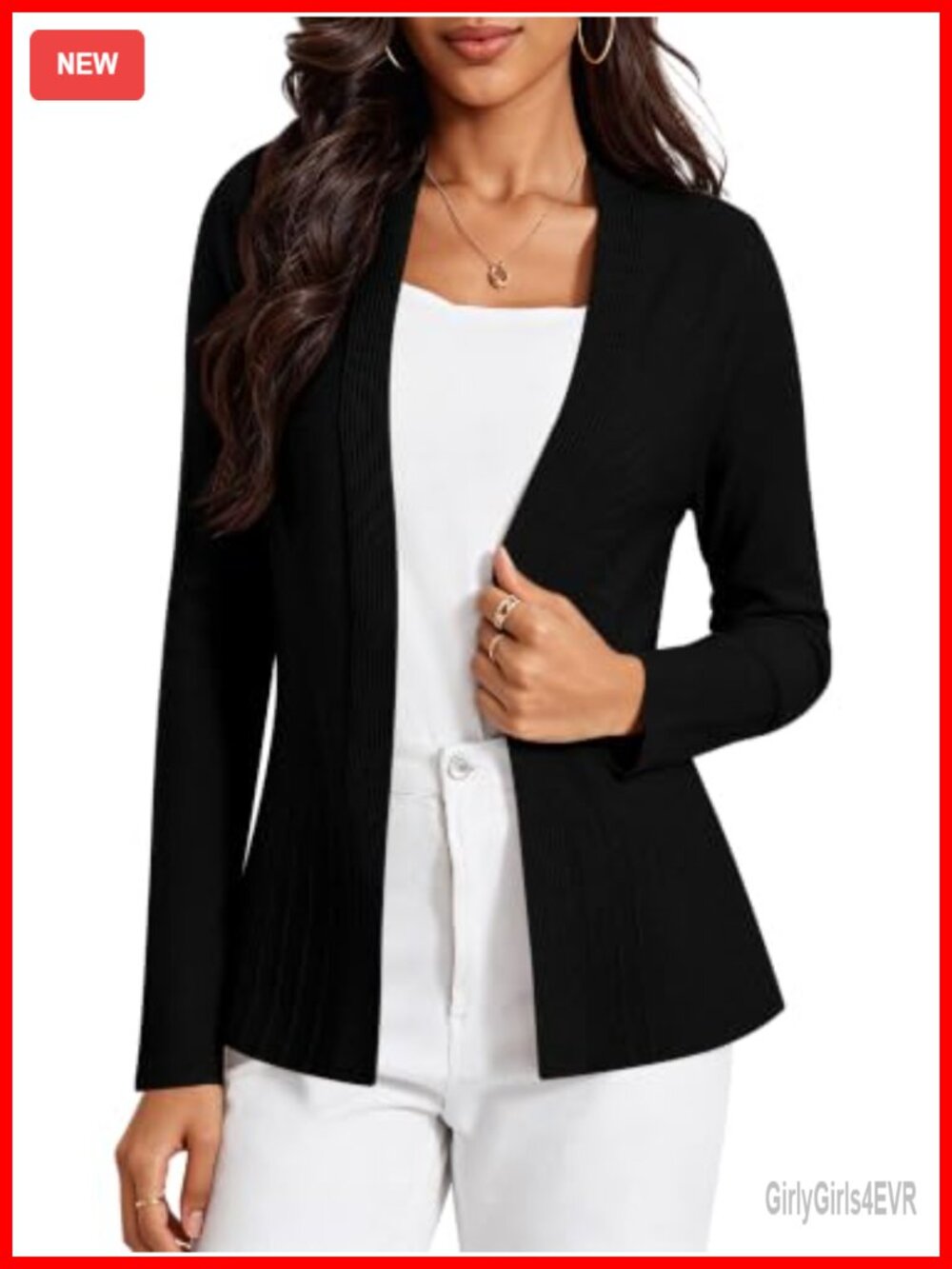 Womens Lightweight V Neck Long Sleeve Knit Cardigan Sweater